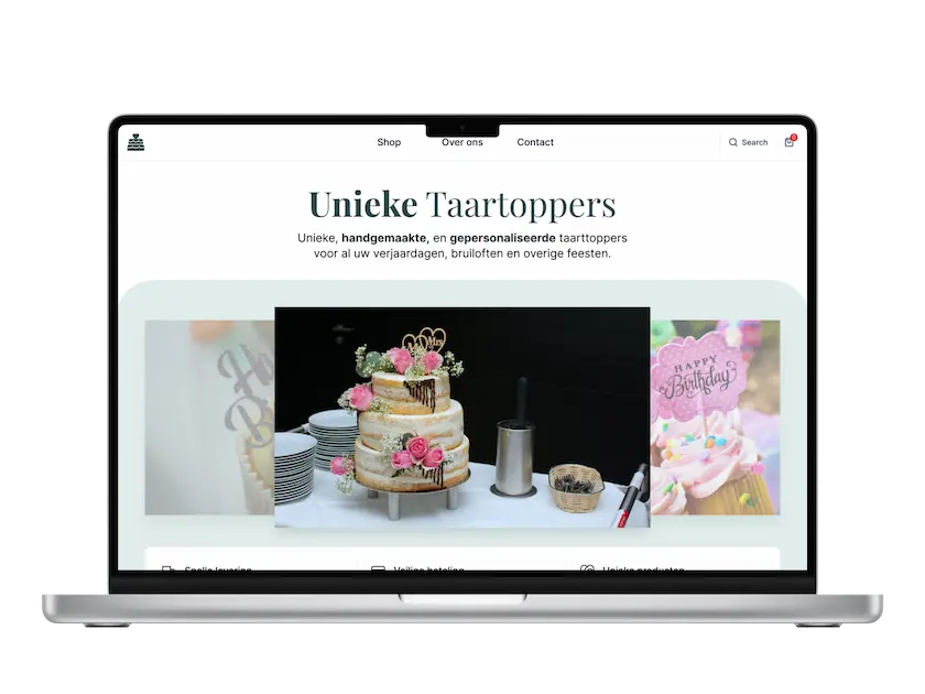 Webshop voor Unieke Taarttoppers